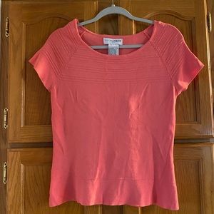 EUC - Peach knit type top